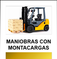 Maniobras con montacargas